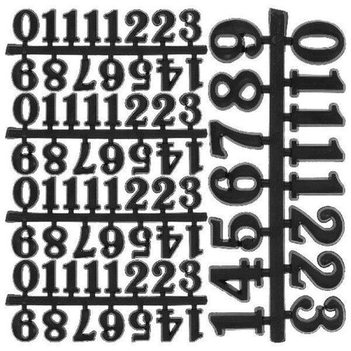 5 Sets Mini Digital C Number Plate Numbers Kit