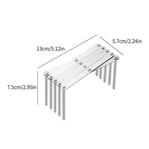 Pot Lid Rack Pan Lid Organizer Retractable Foldable Stainles