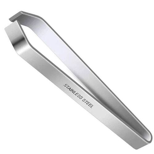 Fish Bone Tweezers Stainless Steel Pincer Clip Hair Remover