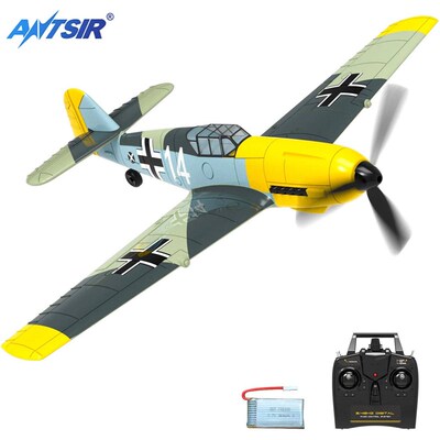 BF109 RC Plane 2.4G 4CH 400mm Wingspan One-key Aerobatic Rem