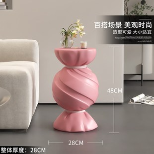 奶油风糖果客厅落地摆件装 饰品电视柜托盘沙发旁茶几乔迁新居礼品