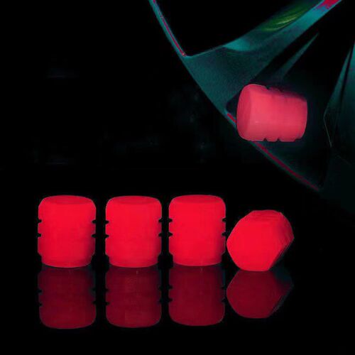 20Pcs Mini Luminous Tire Valve Caps Car Motorcycle Colorful