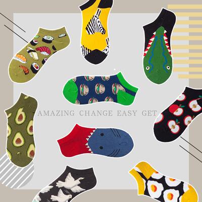 Mens Womens Summer Painting Fashion Socks male stockings