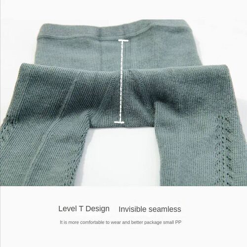 0-5 Years Baby Tights Autumn Winter Solid Color Soft Knitted