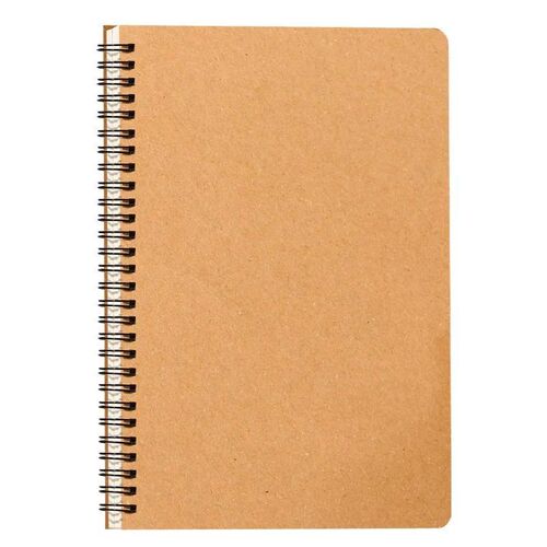 A5/B5 kraft cover Retro Spiral Coil Notebook Sketchbook for