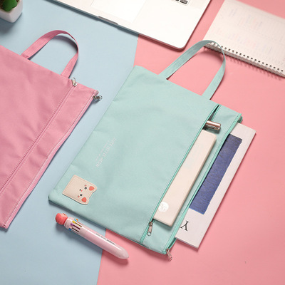 1pc A4 Size File Folder Bag Documents Stationery Books Stora