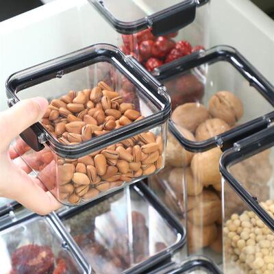 Food+Storage+Container+Plastic+Box+Spices+Sugar+Jar+Bowl+For