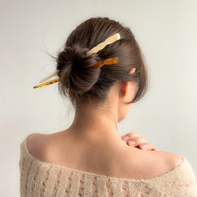 Chinese Style Hair Sticks Vintage Acetate Resin Chopstick Wo