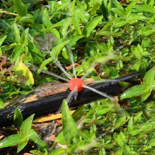 5pcs Micro Flow Dripper Drip Head 1/4 Inch Hose Garden Irrig