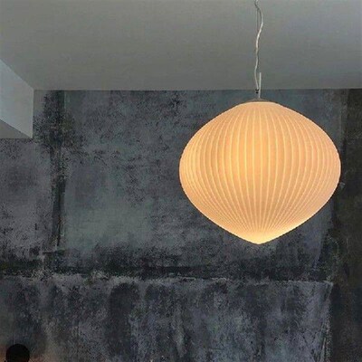 Nordic modern minimalist bedroom chandelier, study glass