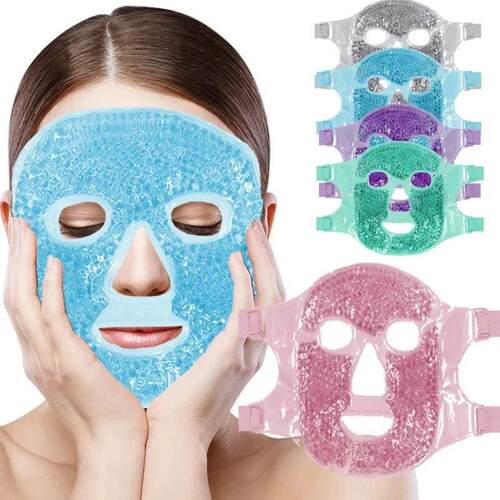 亲肤冰敷面罩Face EyesCold HotCompress BeautyMask Reuse Facia