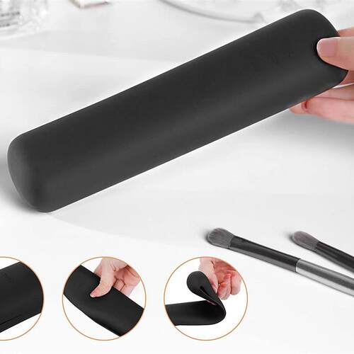 Silicone Makeup Brush Travel Case Waterproof Makeup Brush Tr