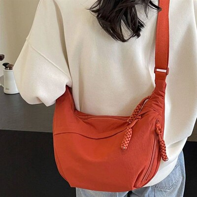 New Canvas Crossbody Bags Large Capacity Korean Simplified S