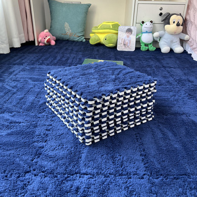 拼接地毯卧室冬天床边毯加厚全铺阳台客厅地垫可裁剪2023新款