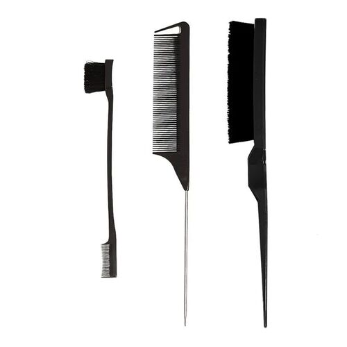 3pcs/lot Double Sided Edge Control Hair Comb Hair Styling Ha