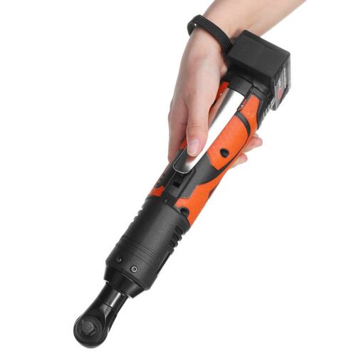 100Nm 42V Electric Ratchet Wrench 3/8 Cordless Right Angle D