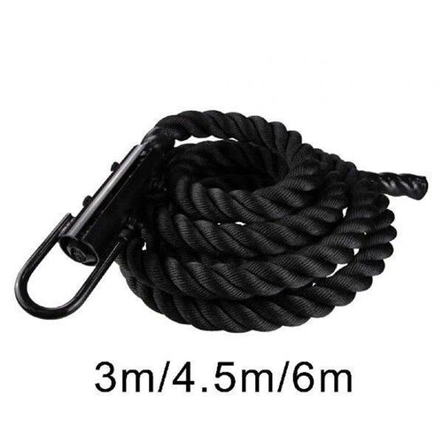 Climbing rope, exercise training, heavy ropes, physical