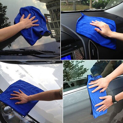 5pcs Car Wash Cloths Soft Absorbent Wash Cloth Car Auto Care