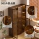 floor ceiling layered cabinet Dustproof storage bookshelf