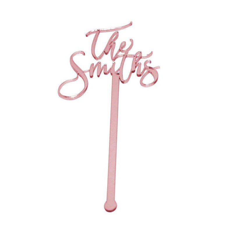 100pcs Personalized Drink Stirrers Cocktail s Name Hand Lett