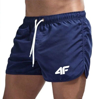 Mens Shorts 2025 Beach Trunks Summer Swim Gym Pants Quick D