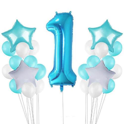 Baby 1st Birthday Party Decorations One Year Old Crown Boy G
