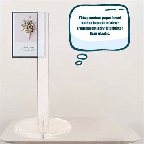Non Slip Kitchen Paper Towel Holder Stand for Countertop