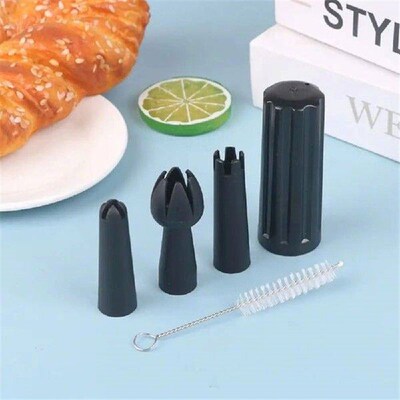 5Pcs/Set Decorating Mouth Cream Foamer Whip Cream Dispenser