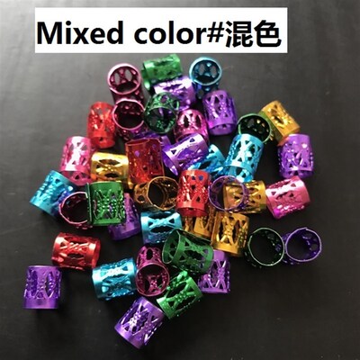 大辫子配饰脏辫环扣饰品2元10个dredlock rasta braid hair beads