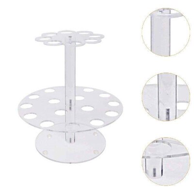 Acrylic Ice Cream Cone Holder Cupcakes Rack for Anniversary