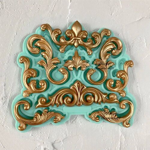 Relief Silicone Epoxy Resin Plaster Mould cake mold fondant