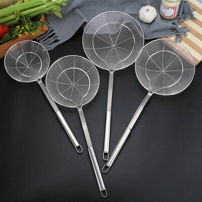 Spider Strainer Stainless Steel Skimmer Ladle Food Frying Sp
