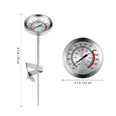 Deep-Fried Pot Thermometer for Cooking Digital Turkey Food