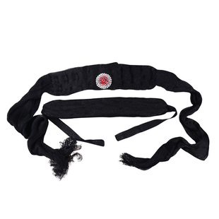 戏曲花旦包头用品 旦角化妆插泡子用泡条布 水沙青衣前额发垫发包