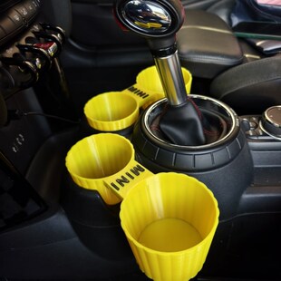 适用宝马车载水杯架迷你F55F56F57R55R56R57车内装 饰置物杯架