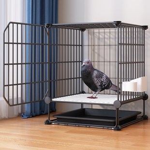 鸽子笼家用鸟笼鹦鹉巢窝养殖专用网三层大型繁殖家庭鸡笼大号室外