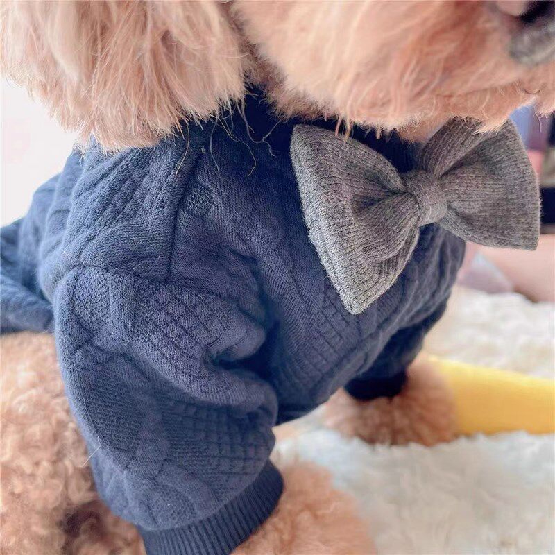 狗狗绅士领结法斗衣服泰迪比熊雪纳瑞巴哥斗牛犬猫咪秋冬装
