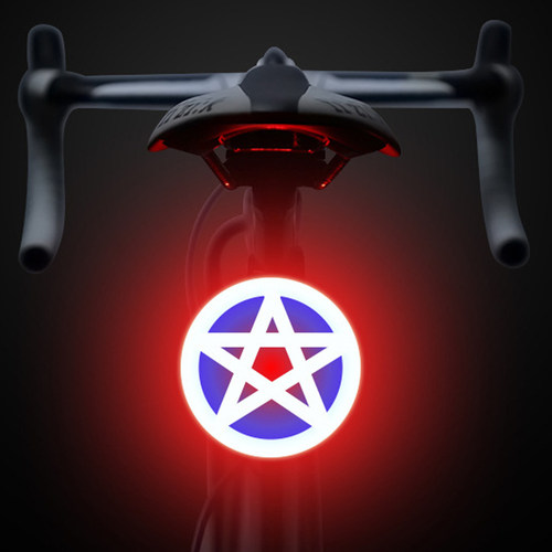 自行车灯尾灯山地车夜骑灯充电公路车后灯单车夜间骑行灯装备配件