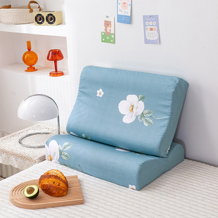 乳胶枕头套40cmx60cm纯棉一对装 全棉成人乳胶枕记忆枕枕芯内胆套