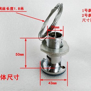 新品推荐电动翻板车库门锁卷帘锁应急手动锁铜芯超C级双面叶片