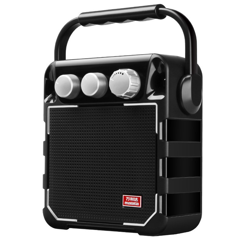 大妈广场舞音响音箱户外便携式拉杆可背K歌家用带蓝牙话筒重低音