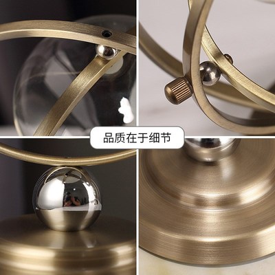 地球仪沙漏计时器30分钟创意办公室摆件装饰品家居书房摆设