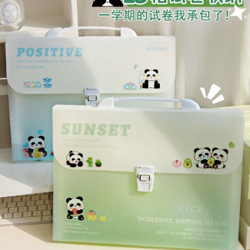 初中生专用大容量试卷收纳袋手提风琴包文件夹a4卷子收纳整理神器,文具电教/文化用品/商务用品,文件夹/试卷夹,淘宝优惠券,粉丝福利购,淘宝优惠卷
