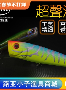 DNE去路亚超声波波扒路亚饵水面系远投波爬专攻翘嘴鲈鱼拟饵假饵