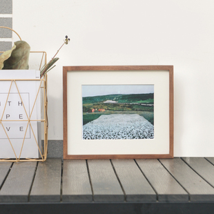 沙比利m 裱挂墙a4实木大画框细窄边创意 洗照片加相框定制书房装