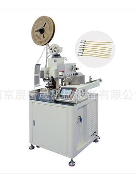 GS01全自动单压单打栓裁线扭线打端子机两头剥线压接机