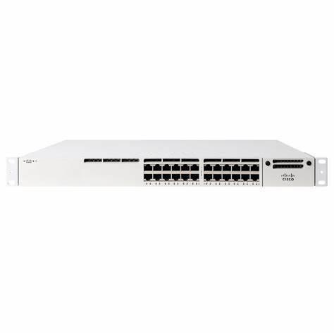 Meraki云平台管理24口多千兆4光口万兆层UPoE交换机MS50-24X-HW