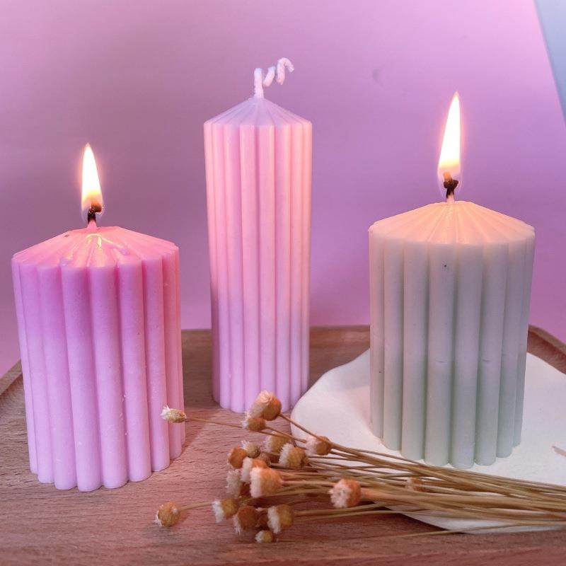 简约DIY圆粗齿条纹尖顶 圆柱蜡烛香薰硅胶模具摆件ins蛋糕装饰模,厨房/烹饪用具,烘焙模具,淘宝优惠券,粉丝福利购,淘宝优惠卷