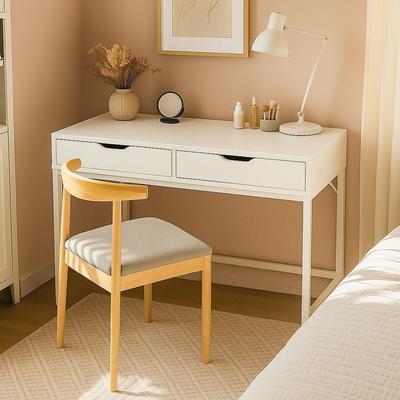 电脑桌台式家用化妆桌办公桌带抽屉简约现代卧室书桌写字桌学习桌