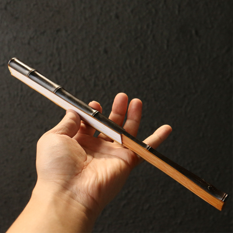 精选紫竹多节老料9寸20方1.5排口秋扇浙派王光林监制竹扇把件摺扇